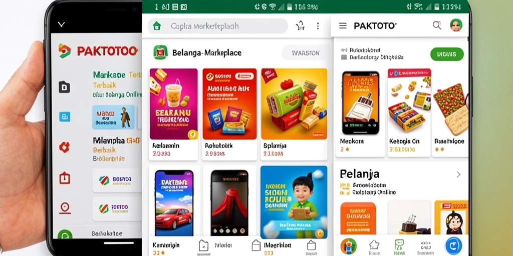 Tampilan antarmuka aplikasi PAKTOTO yang sederhana dan fungsional.
