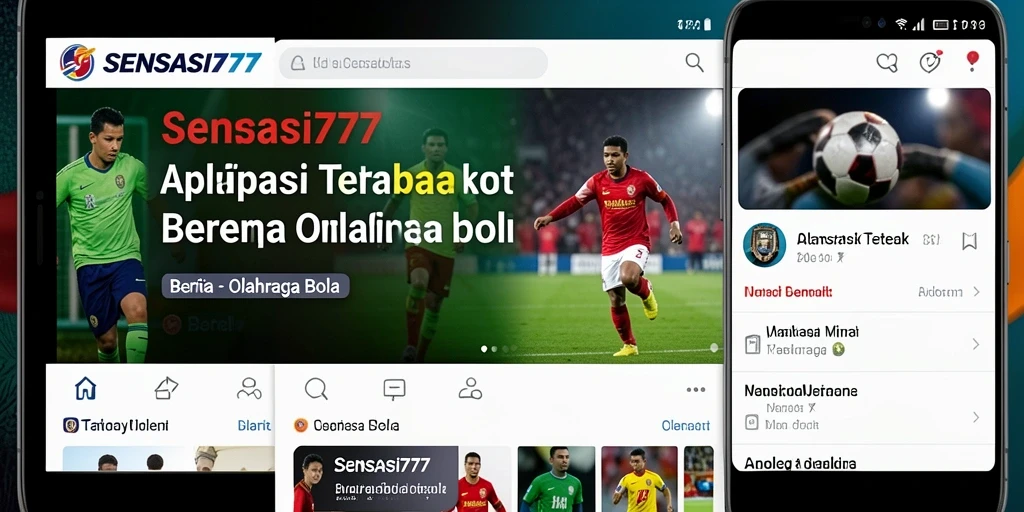 Antarmuka aplikasi SENSASI777 yang informatif dan menarik.